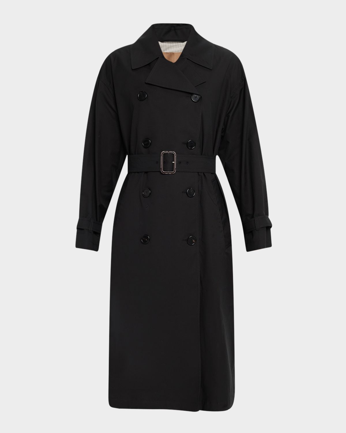 Max Mara Fiorito Belted Double-Breasted Trench Coat