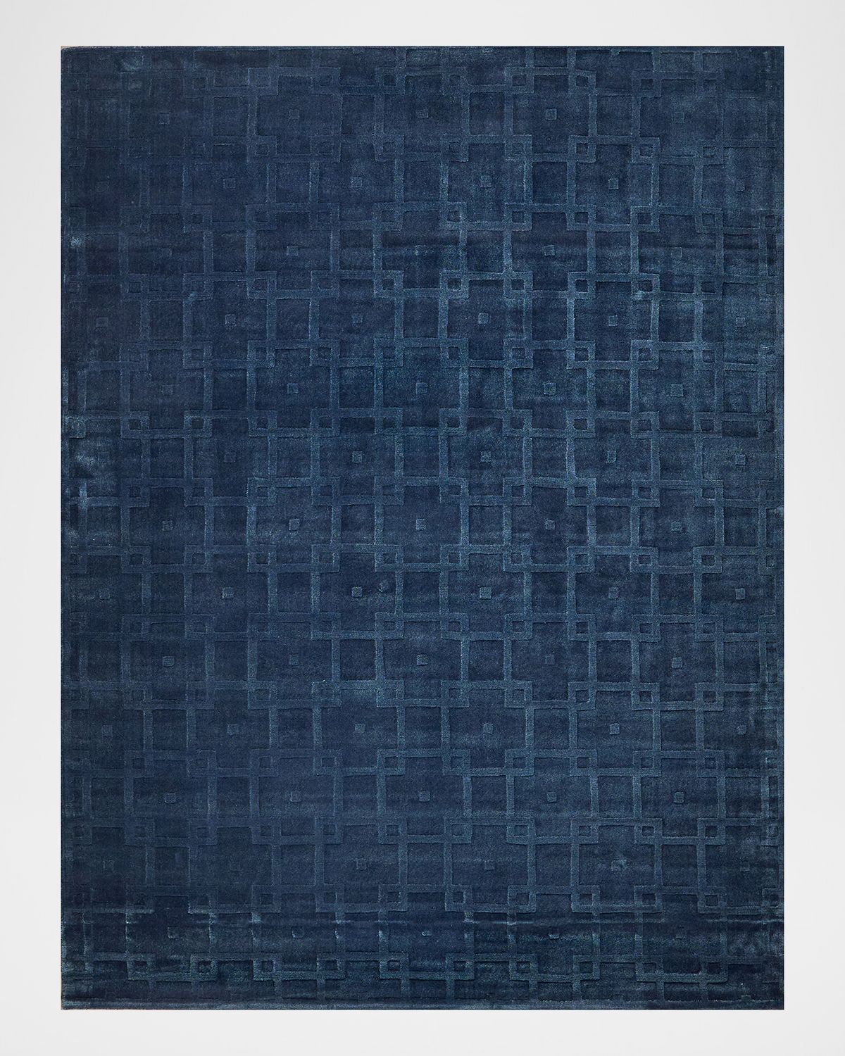 Exquisite Rugs Camora Hand-Loomed Navy Rug | Thumbnail 9