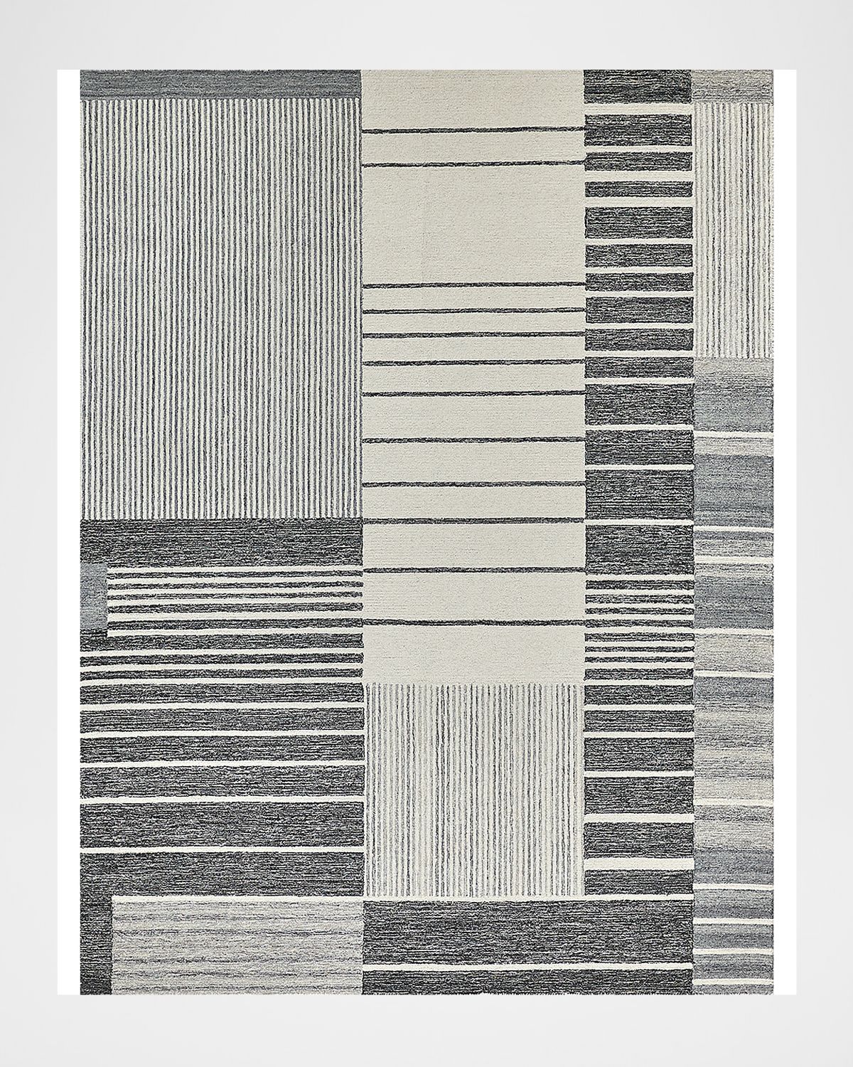 Exquisite Rugs Castine Hand-Tufted Gray Rug | Thumbnail 10