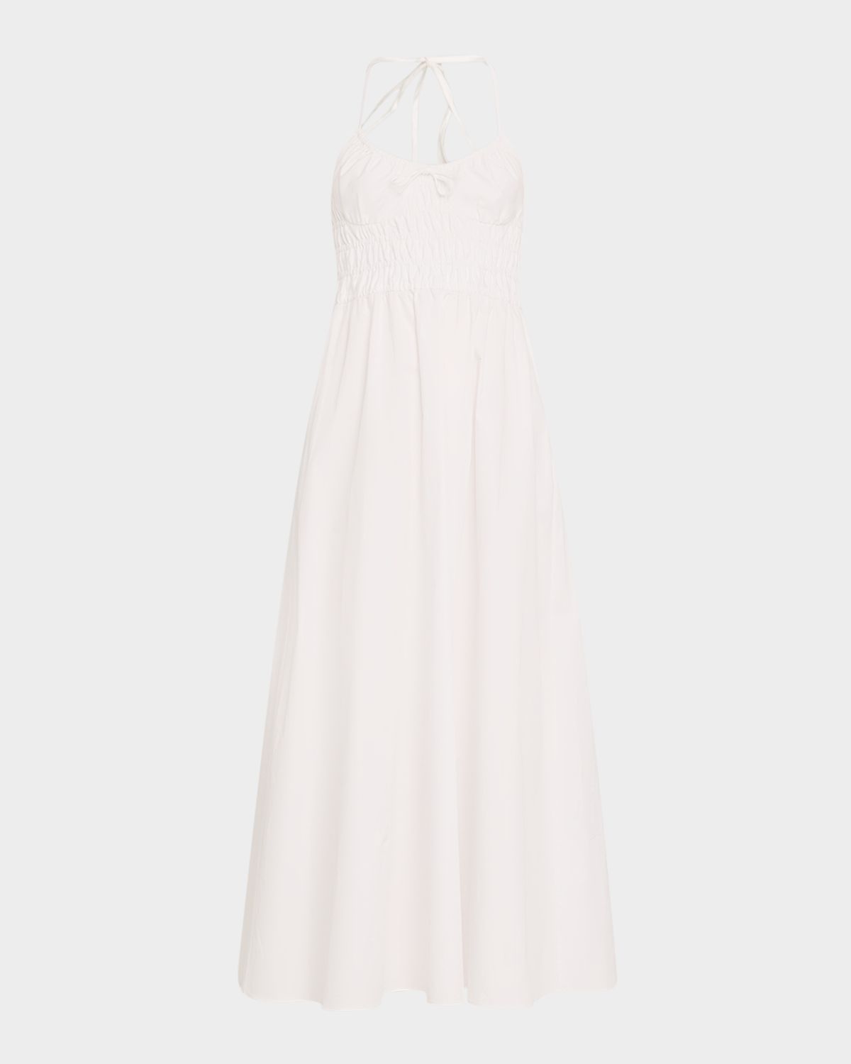 Solid and Striped The Lolita Cotton Halter Midi Dress