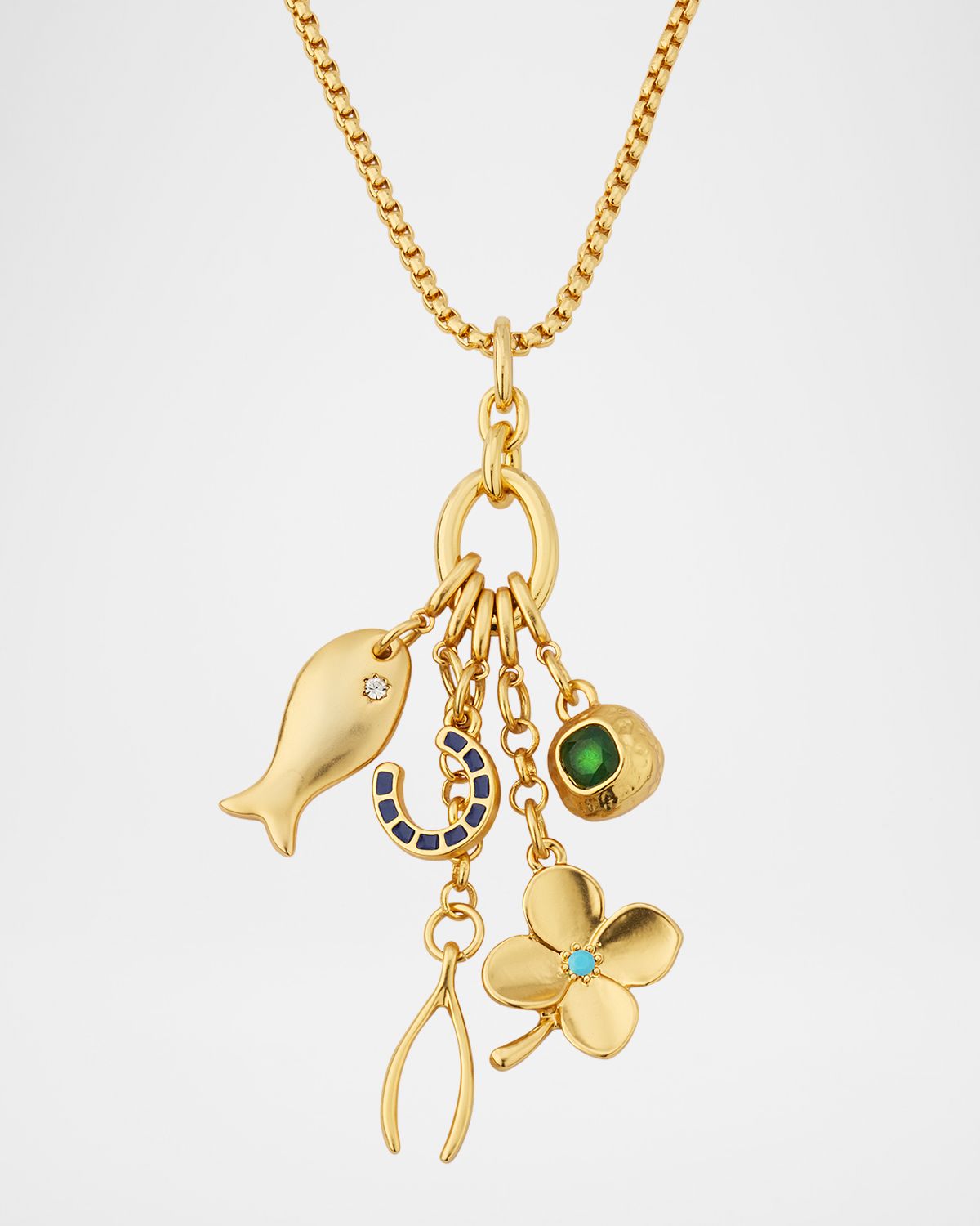 Roxanne Assoulin The Buona Fortuna Charm Necklace