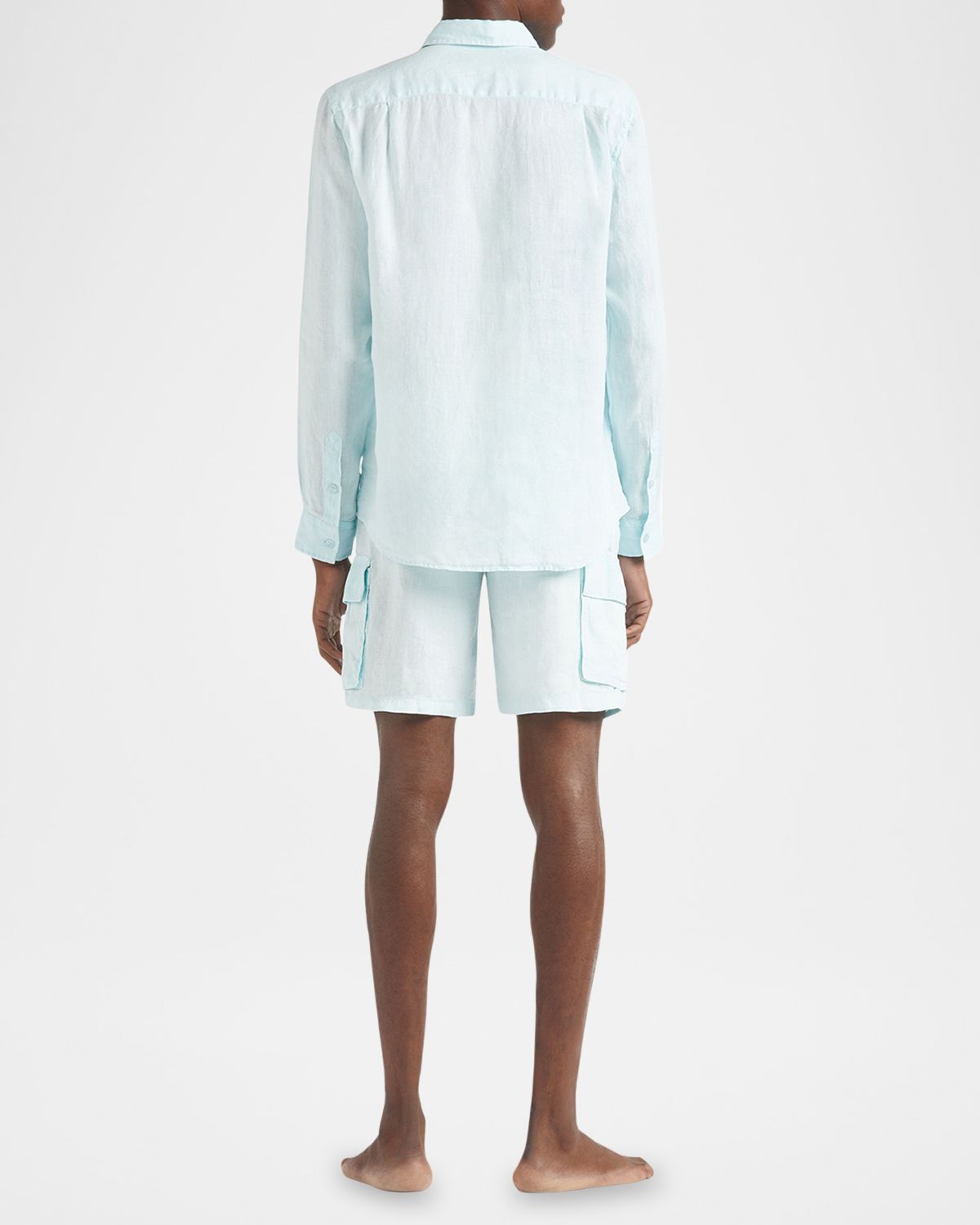 Vilebrequin Men 's Linen Sport Shirt