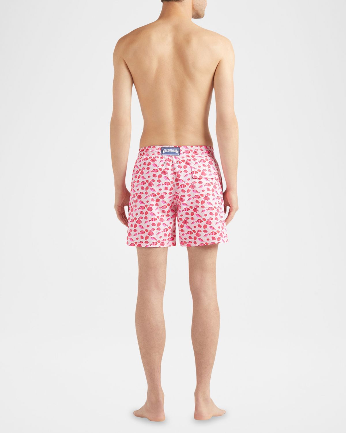 Vilebrequin Men 's Fish-Print Swim Shorts