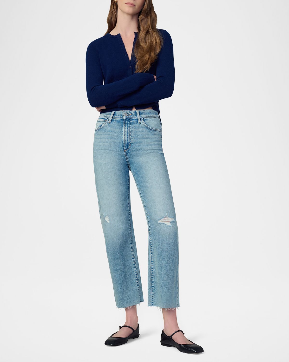 Joe 's Jeans The Blake Cropped Wide-Leg Jeans
