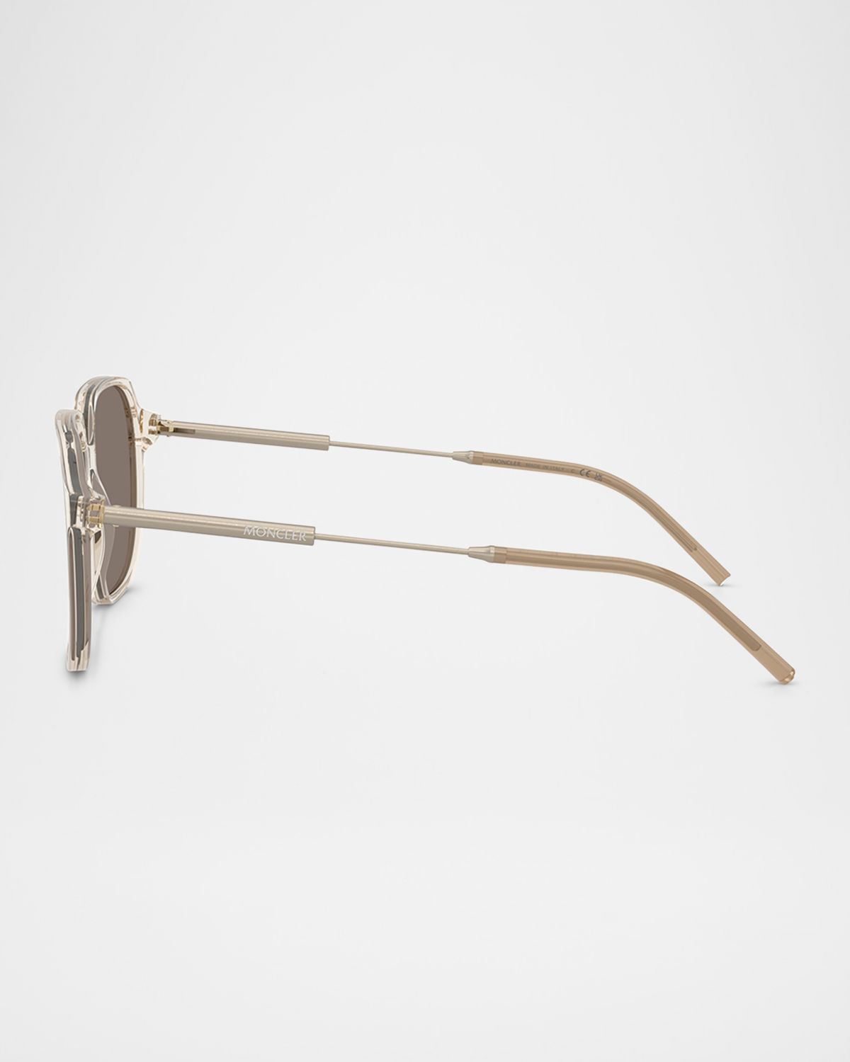 Moncler ME6010 Acetate Square Sunglasses