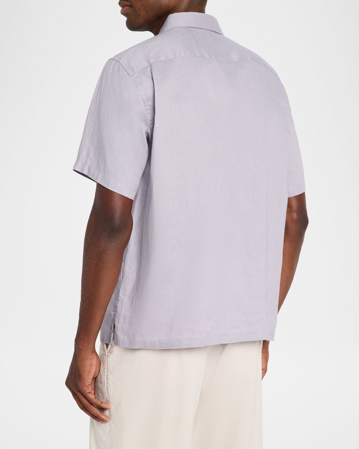 Theory Men 's Irving Linen Button-Down Shirt | Thumbnail 3