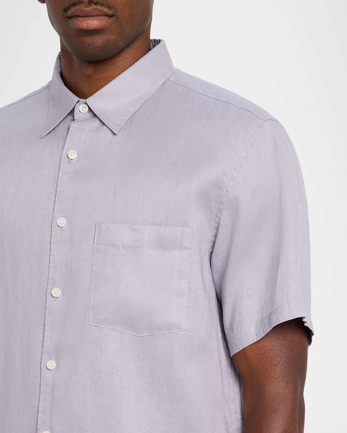 Theory Men 's Irving Linen Button-Down Shirt | Thumbnail 5