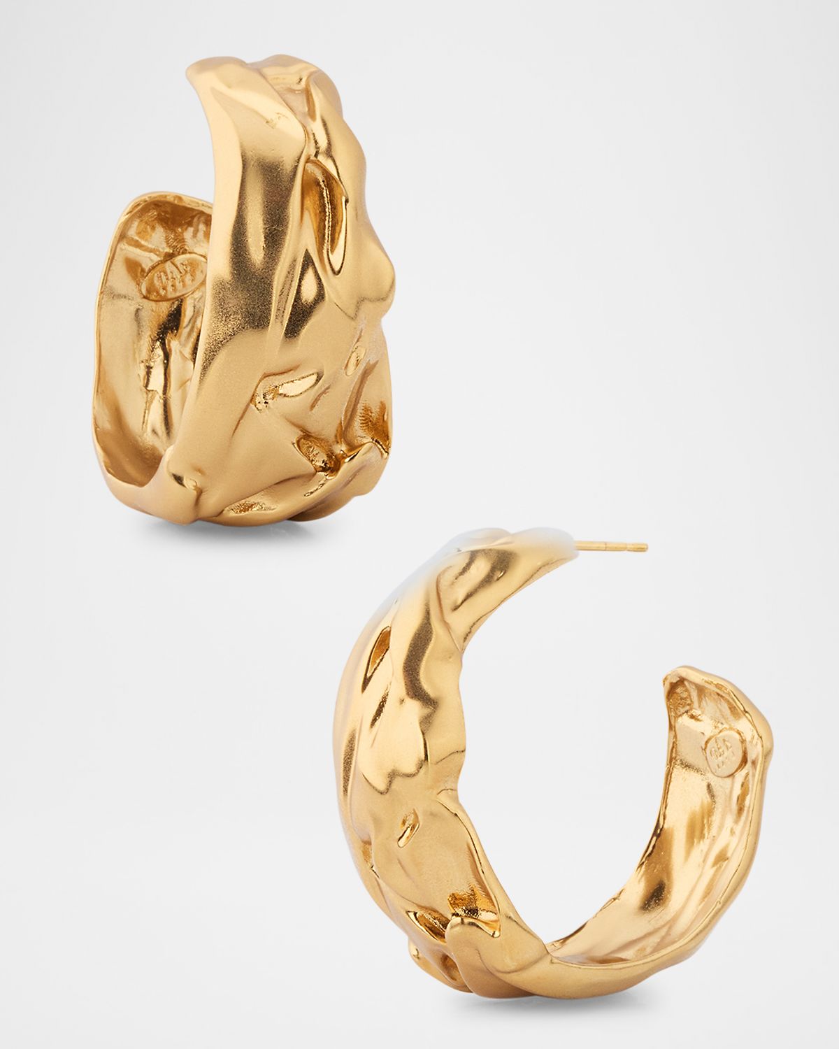 Gas Bijoux Compression Hoop Earrings