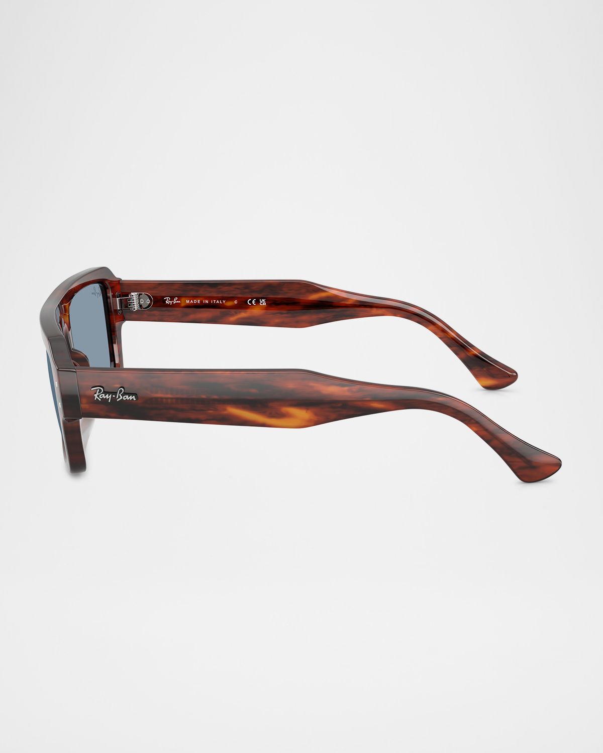 Ray-Ban RB4454 Havana Rectangular Sunglasses