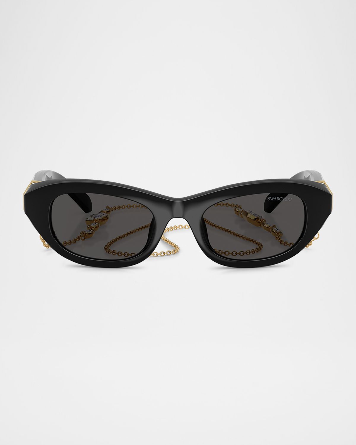 SWAROVSKI SK6036U Rectangle Plastic Sunglasses