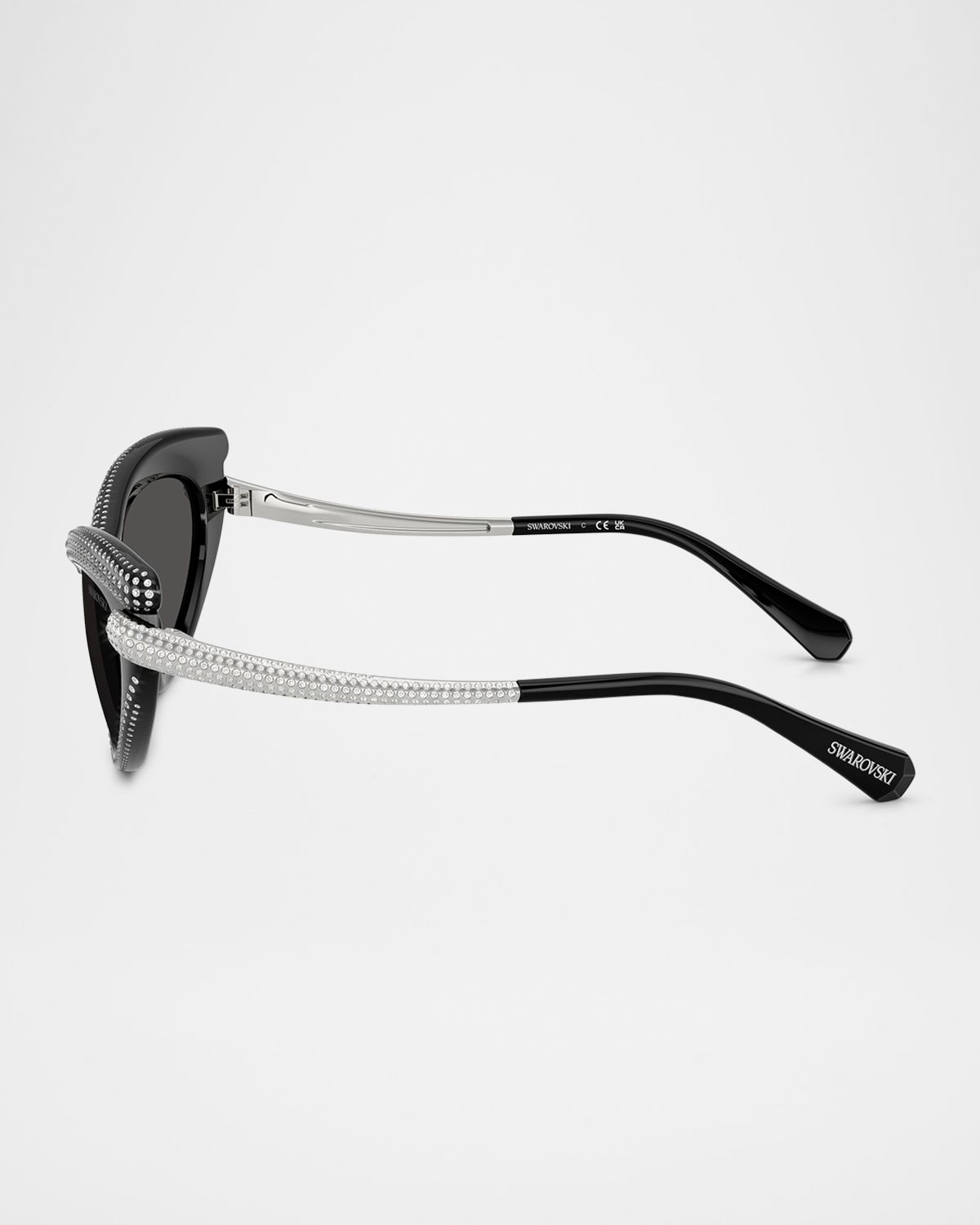 SWAROVSKI SK6038 Cat-Eye Embellished Sunglasses