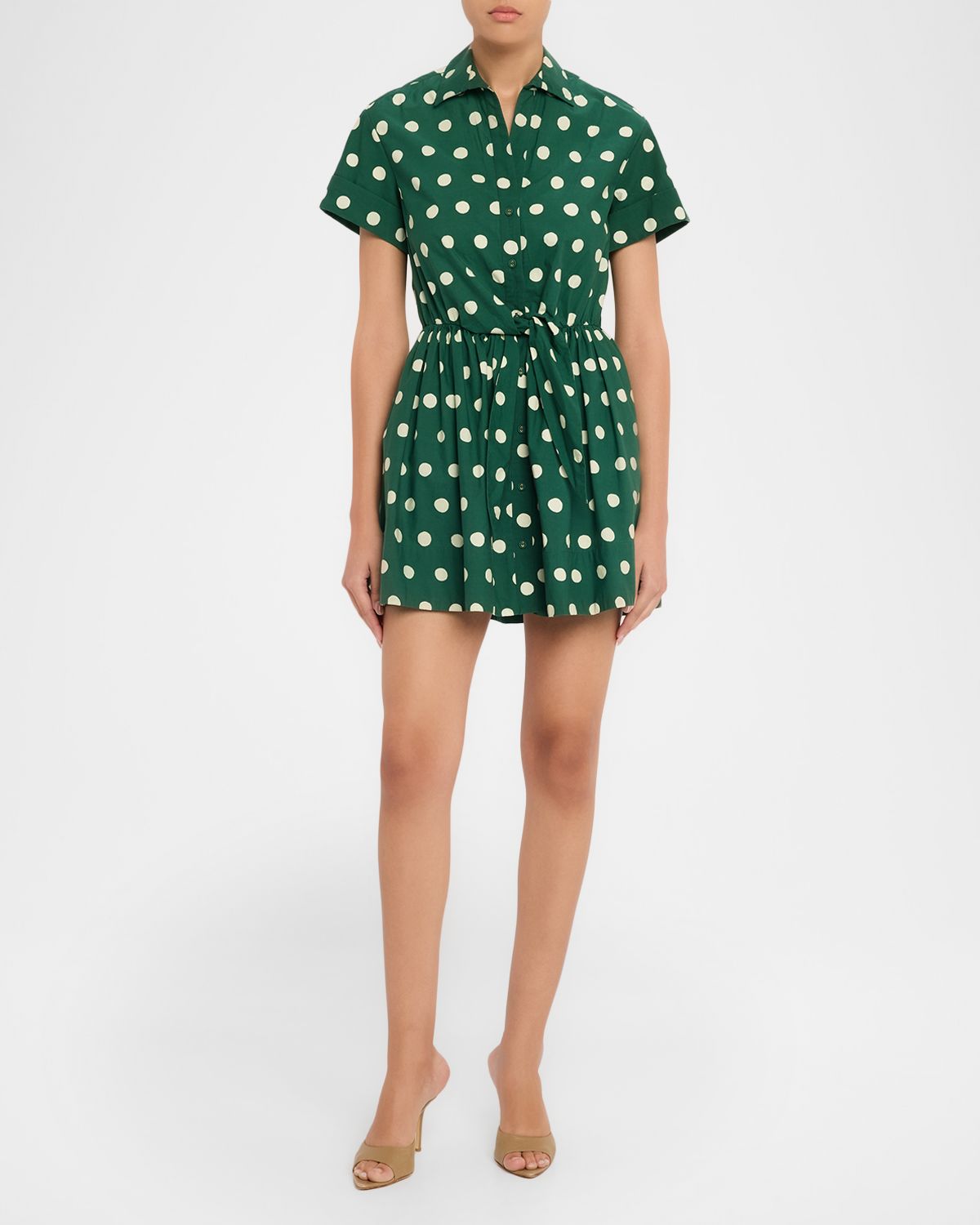 Cara Cara Asbury Floral Tie Mini Shirtdress | Thumbnail 2 Cara Cara Asbury Floral Tie Mini Shirtdress | Thumbnail 2