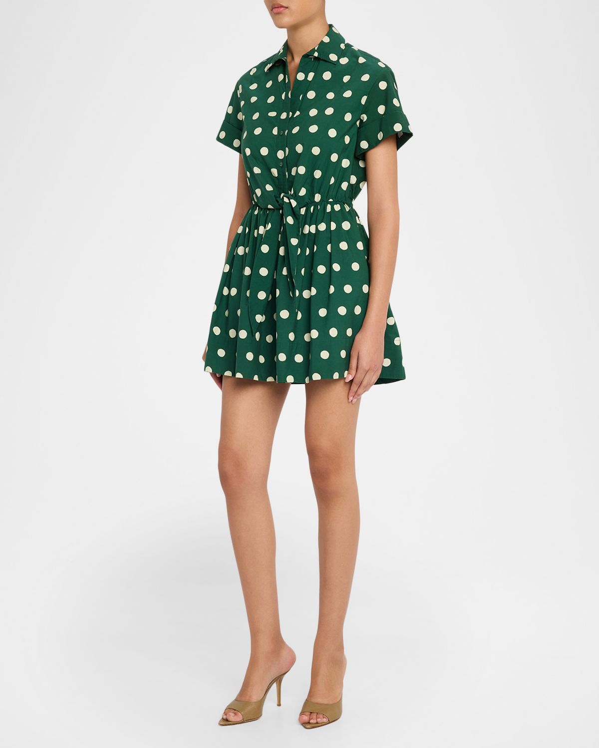 Cara Cara Asbury Floral Tie Mini Shirtdress | Thumbnail 4 Cara Cara Asbury Floral Tie Mini Shirtdress | Thumbnail 4