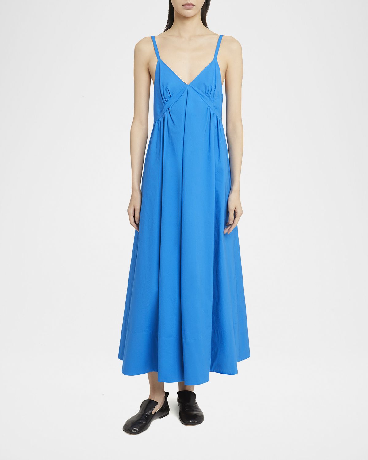 Proenza Schouler White Label Barker Sleeveless Stretch Poplin Dress