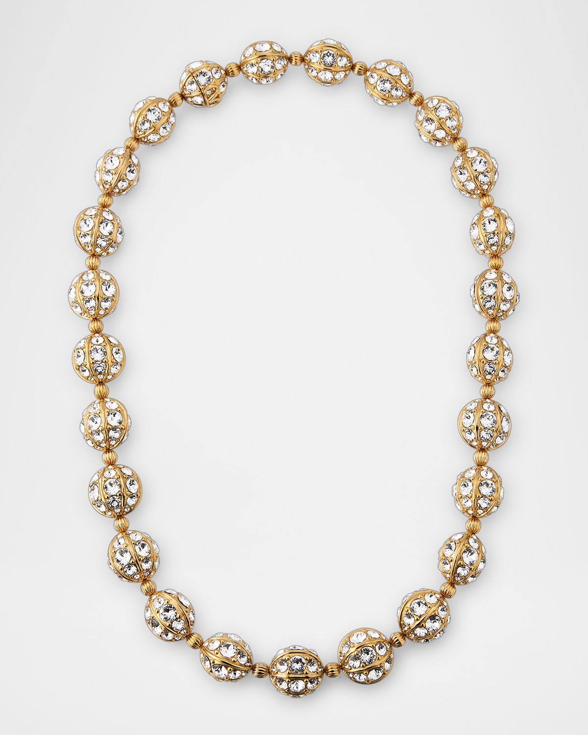 Valentino Garavani Poetiques Des Gouttes Crystal Necklace