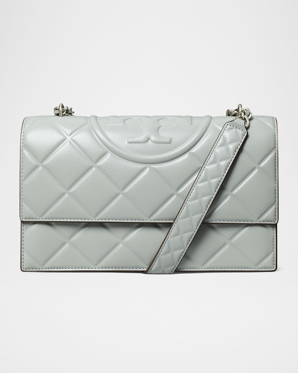Tory Burch Fleming Small Convertible Leather Shoulder Bag