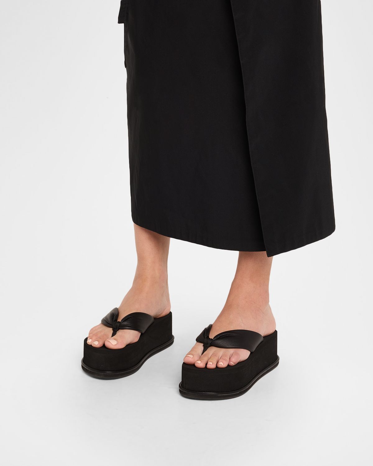 Cult Gaia CG Leather Platforms