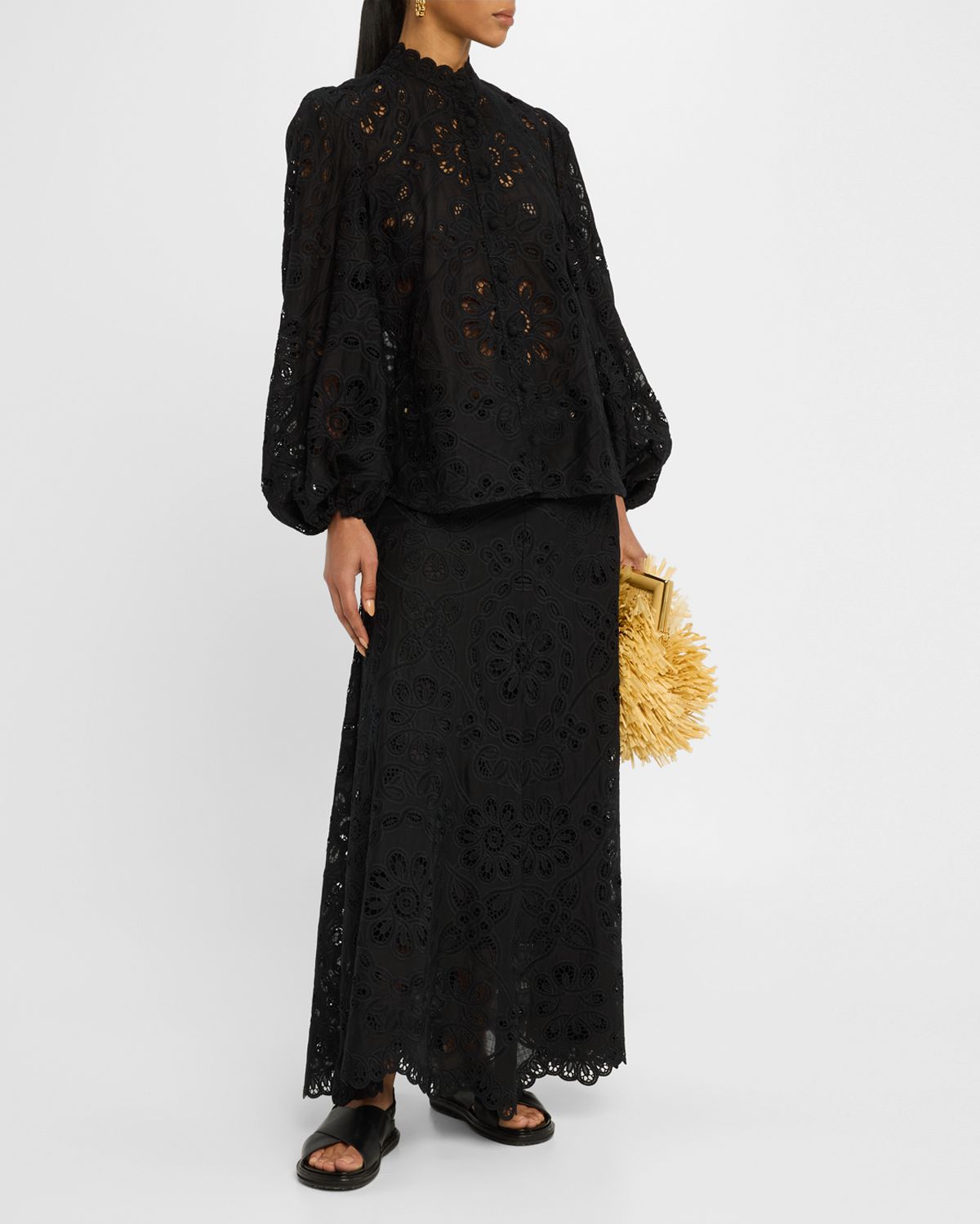 Zimmermann Rhiannon Embroidered Blouse