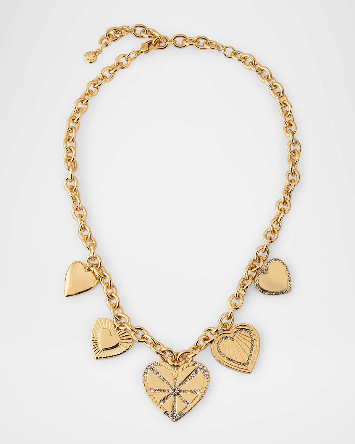 BaubleBar Heart Burst Statement Charm Necklace
