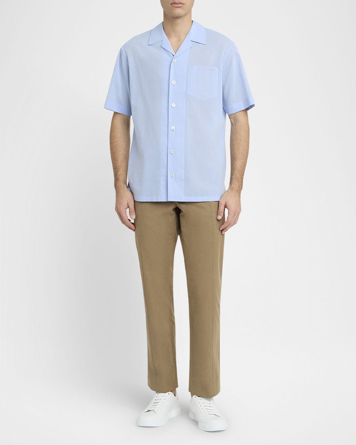 Dolce & Gabbana Men 's Cotton Side-Adjuster Pants