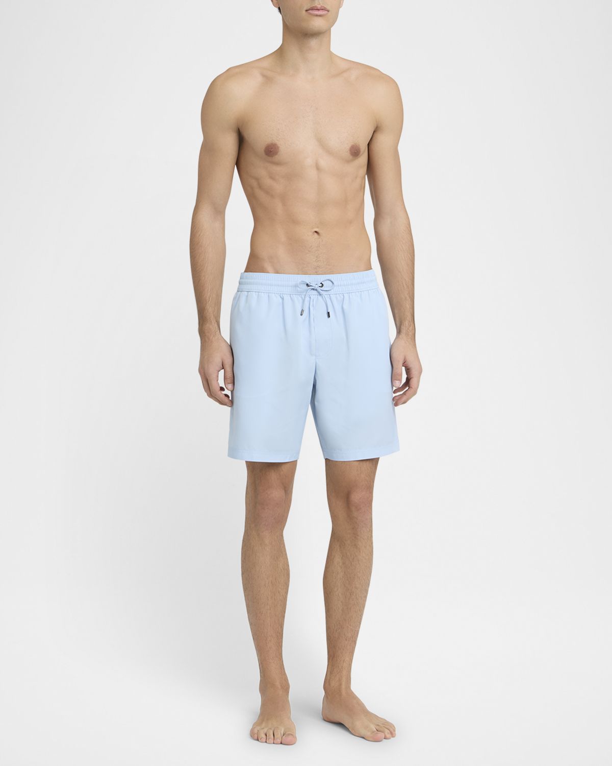 Dolce & Gabbana Men 's Tonal Emblem Swim Trunks