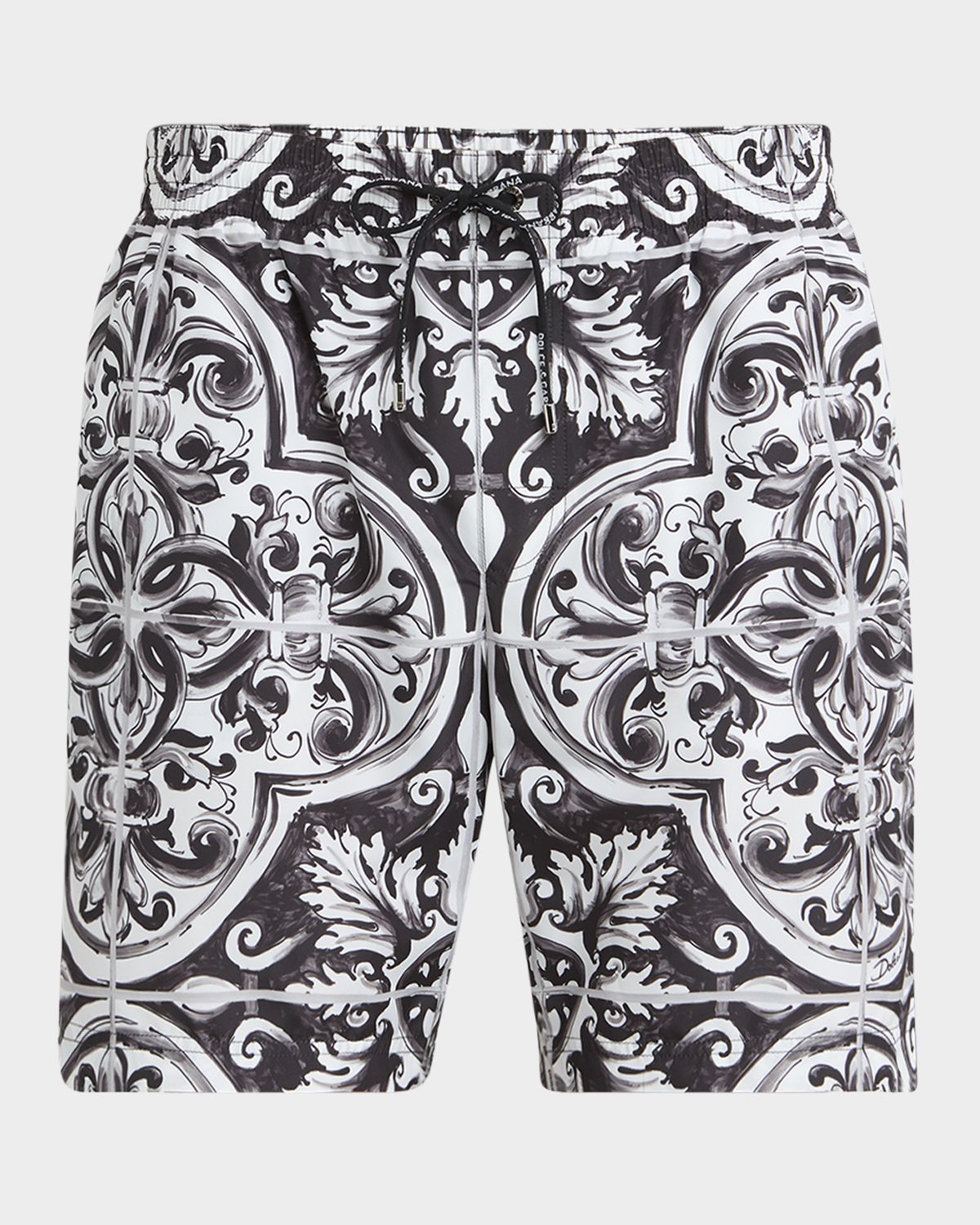 Dolce & Gabbana Men 's Majolica Swim Trunks