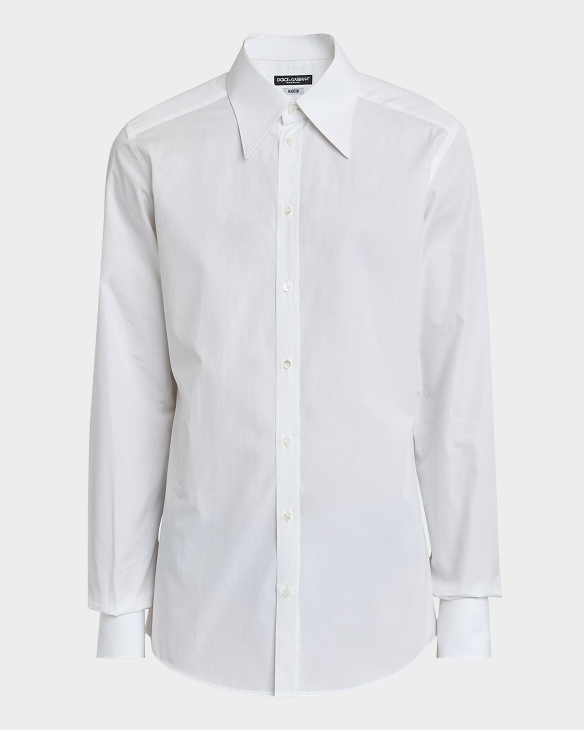 Dolce & Gabbana Men 's Cotton Point-Collar Sport Shirt