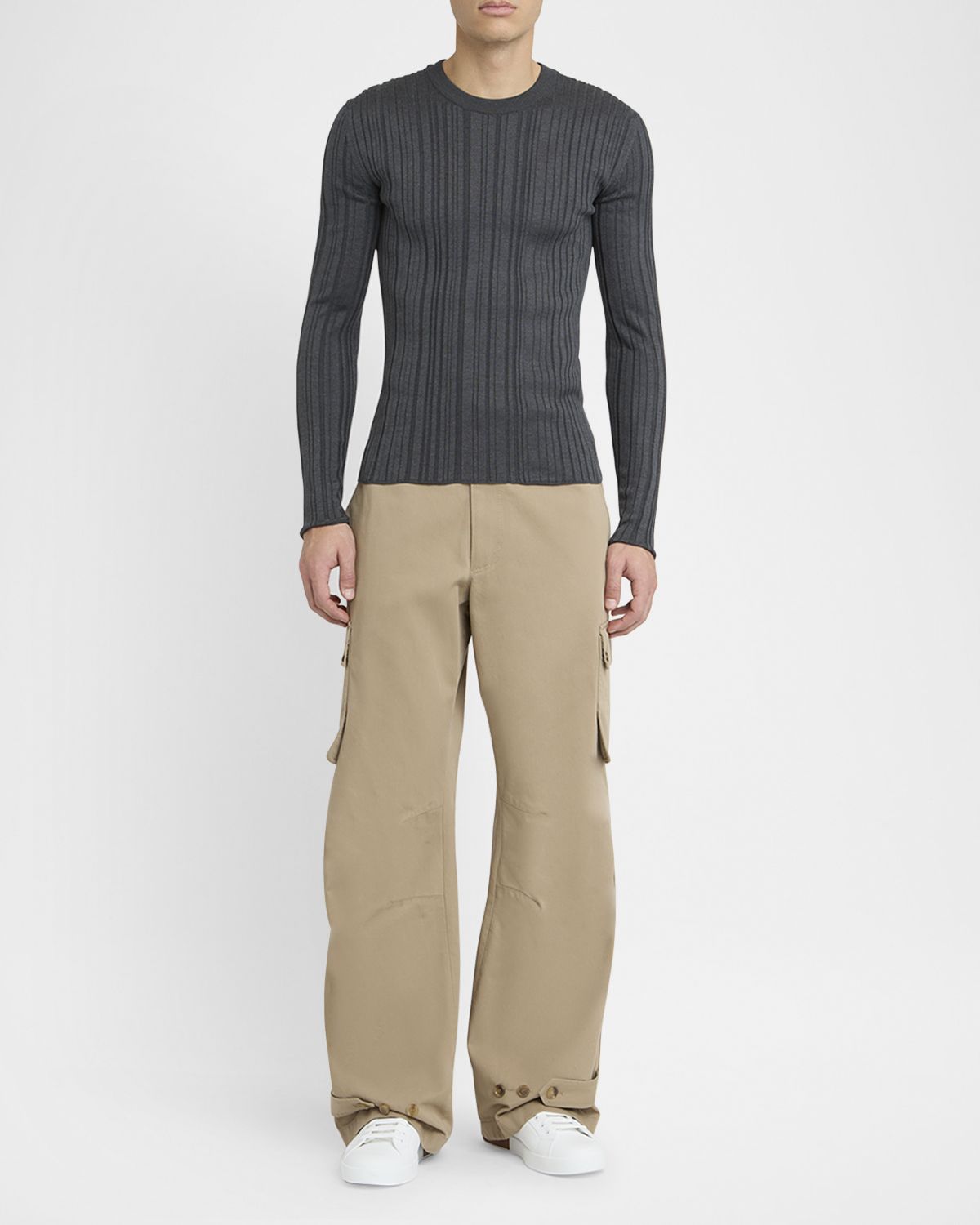 Dolce & Gabbana Men 's Wide-Leg Cargo Pants