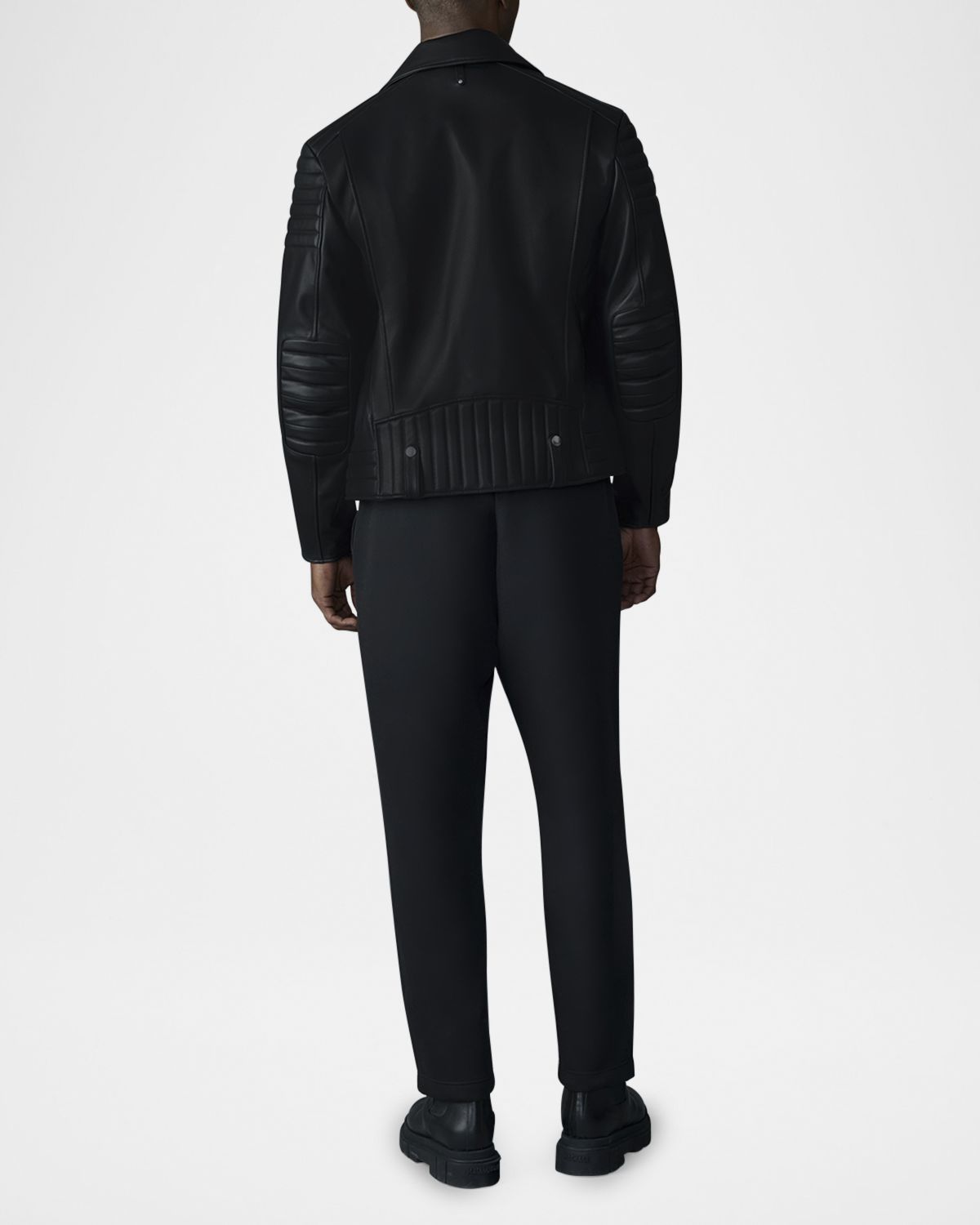 Mackage Men 's Kenneth Leather Perfecto Biker Jacket | Thumbnail 5 Mackage Men 's Kenneth Leather Perfecto Biker Jacket | Thumbnail 5