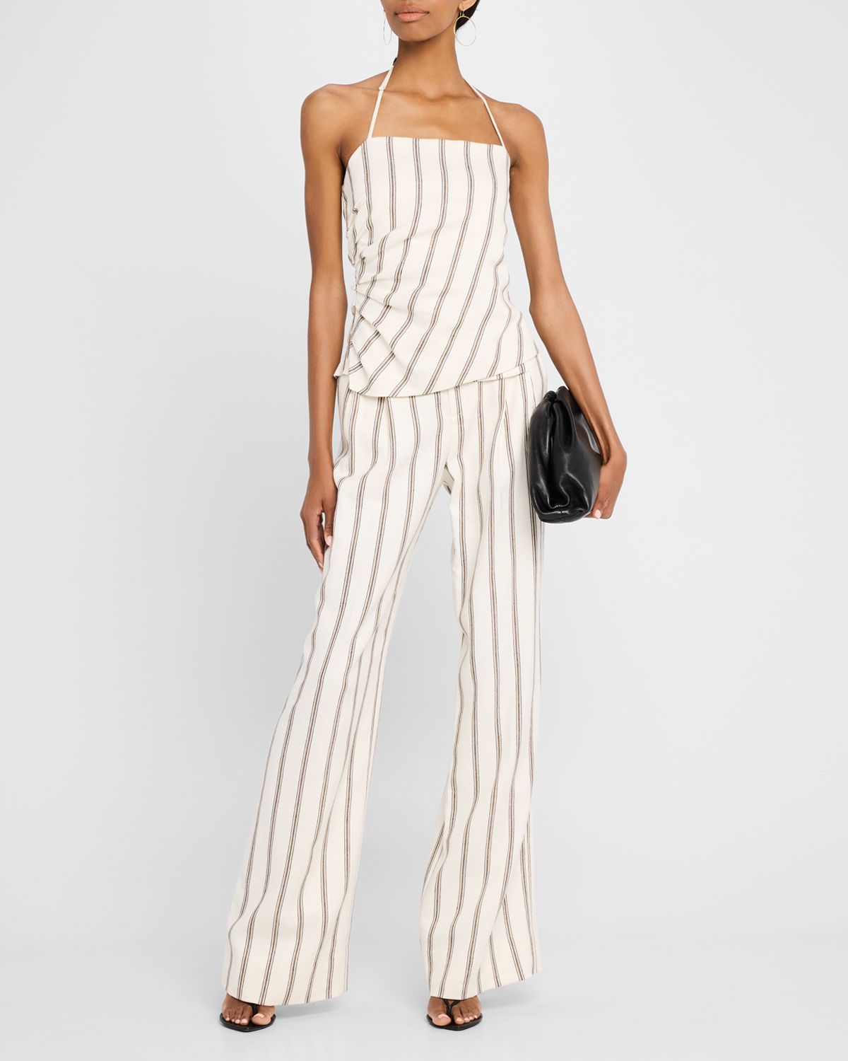 A.L.C. Charlotte Stripe Halter Top