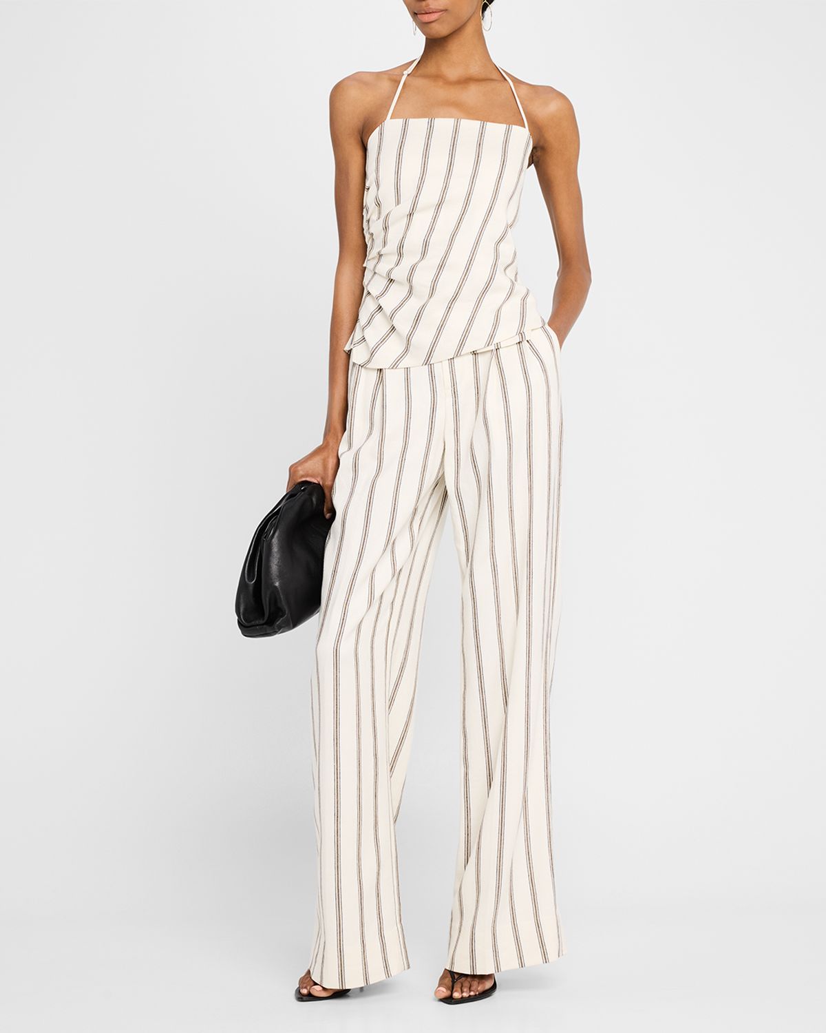 A.L.C. Charles Stripe Wide-Leg Pants