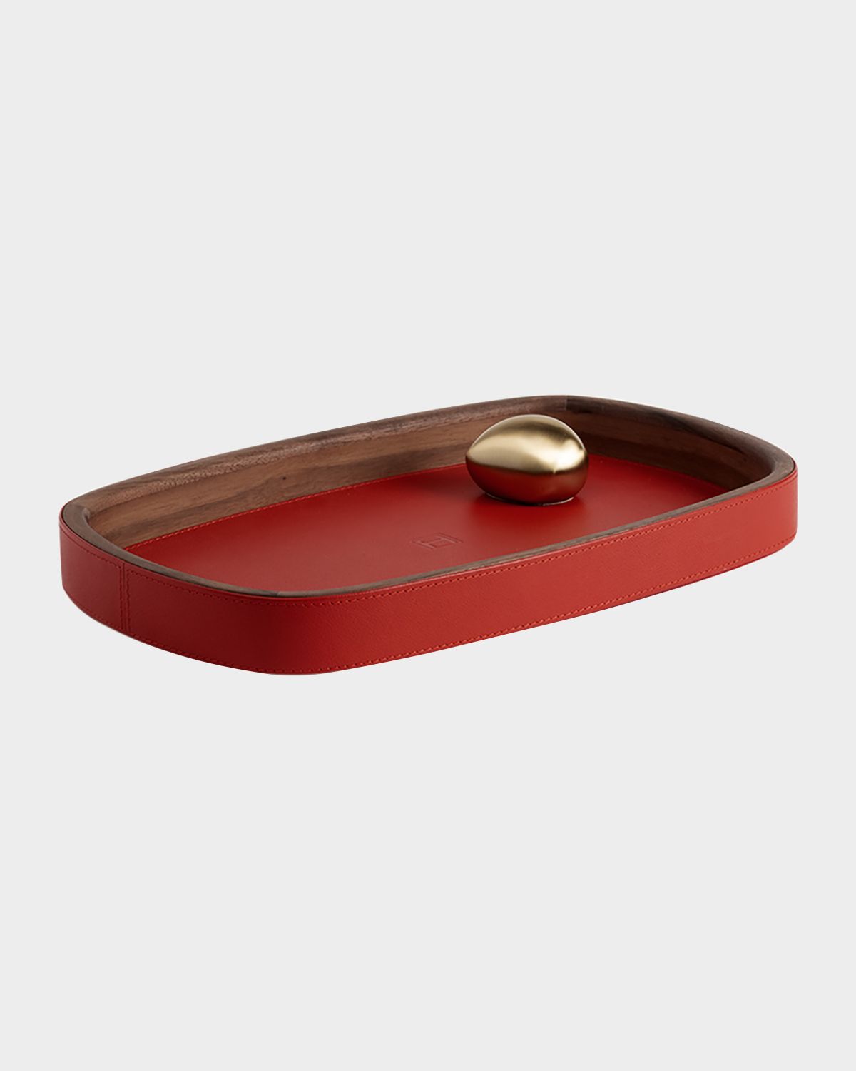 Assouline Pebble Leather Accessory Tray