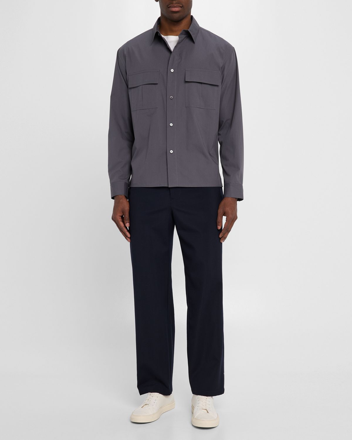 FRAME Men 's Multi-Pocket Button-Down Shirt