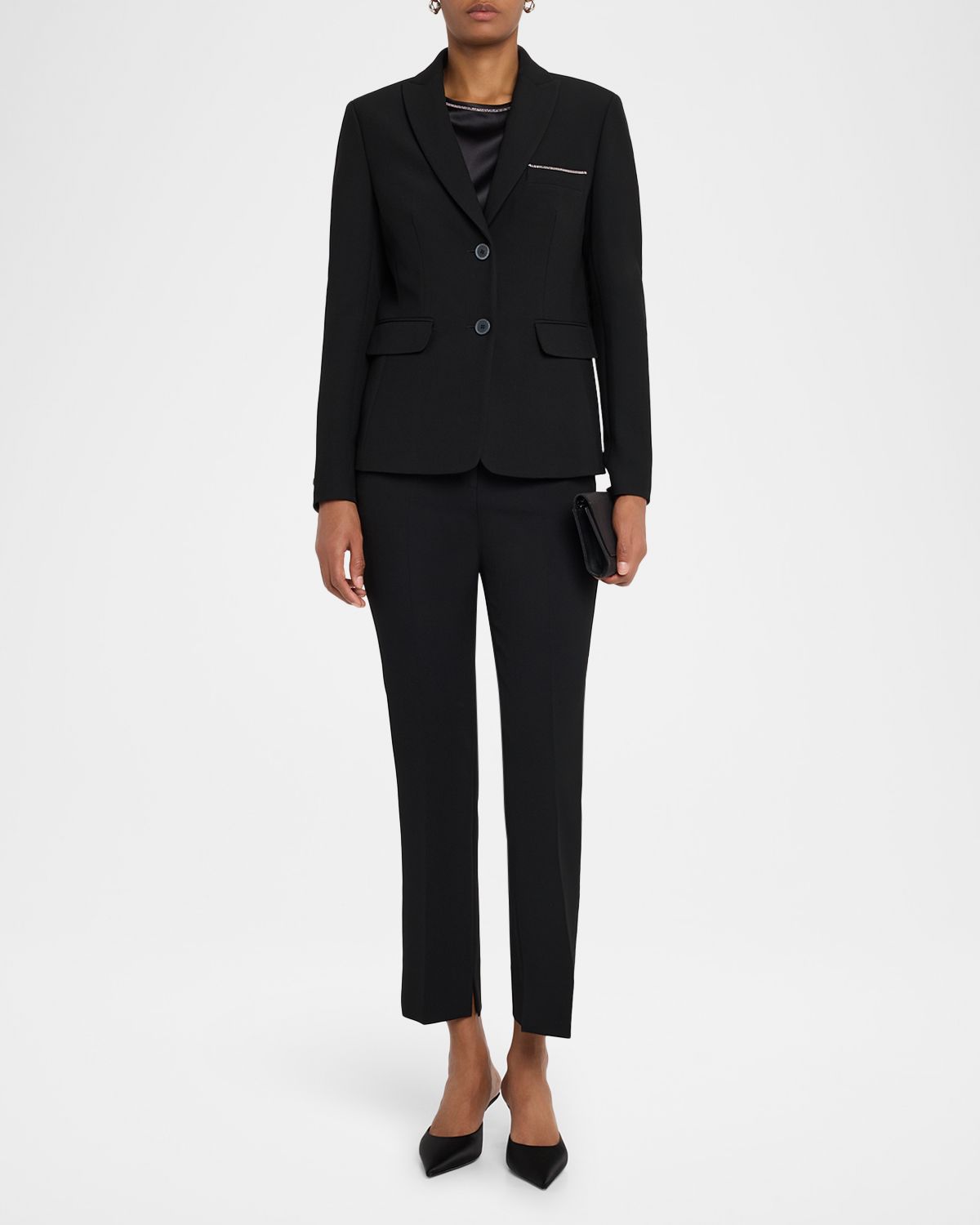 Peserico Single-Breasted Punto Luce Blazer