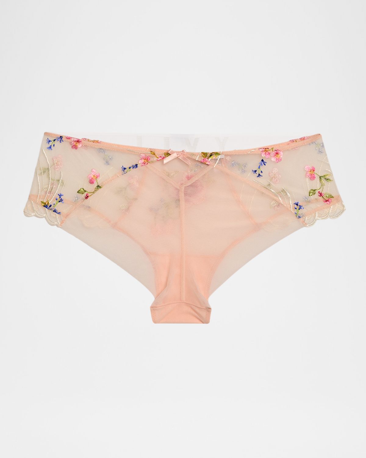 Lise Charmel Libertine en Fleurs Embroidered Tulle Boyshorts