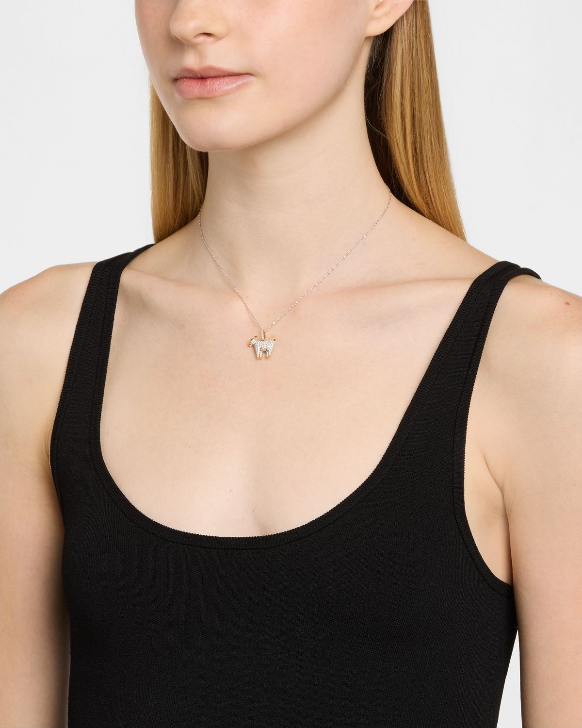 Roberto Coin 18K Gold The Goat Diamond Pendant Necklace