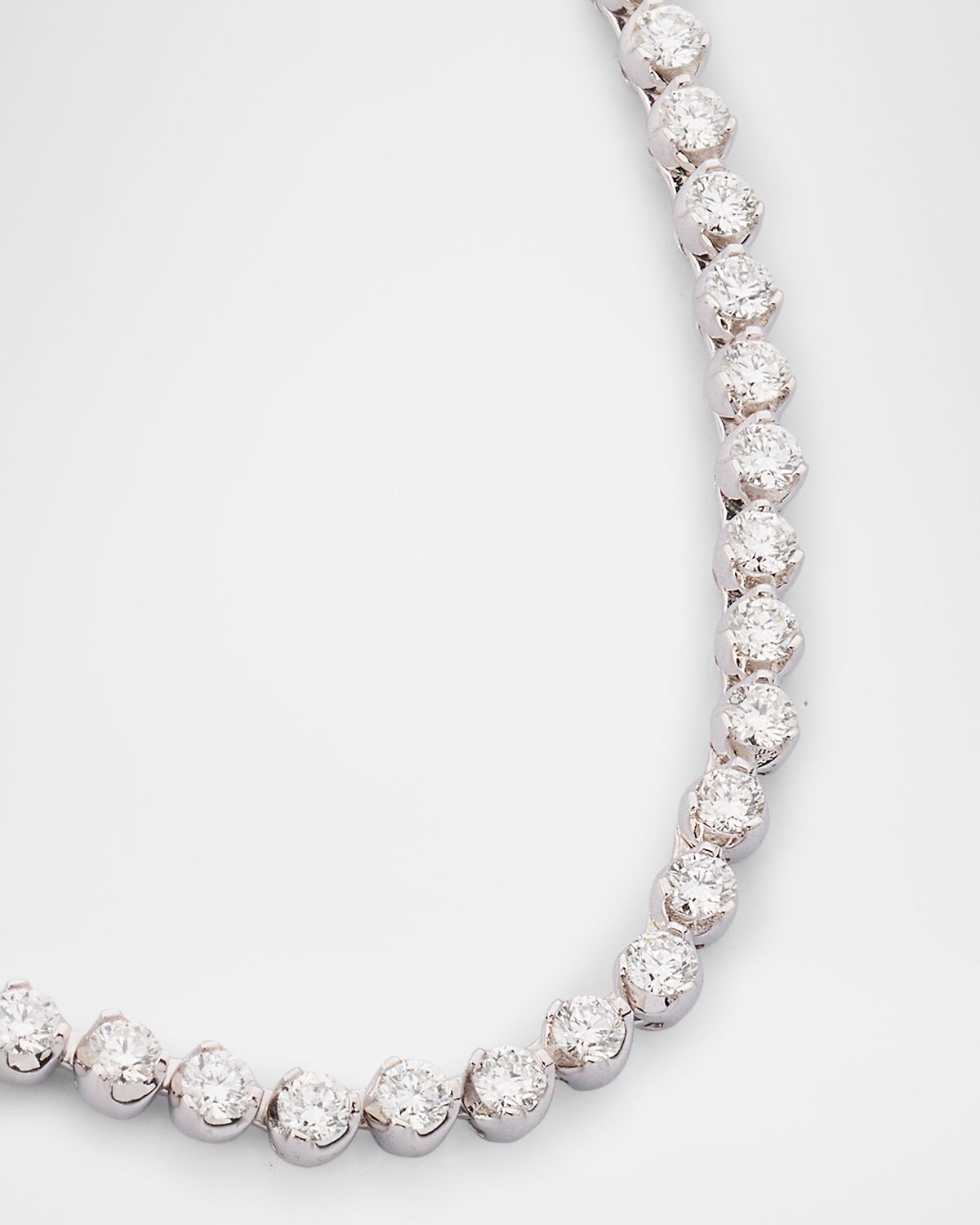 Roberto Coin 18K White Gold Diamond Tennis Necklace