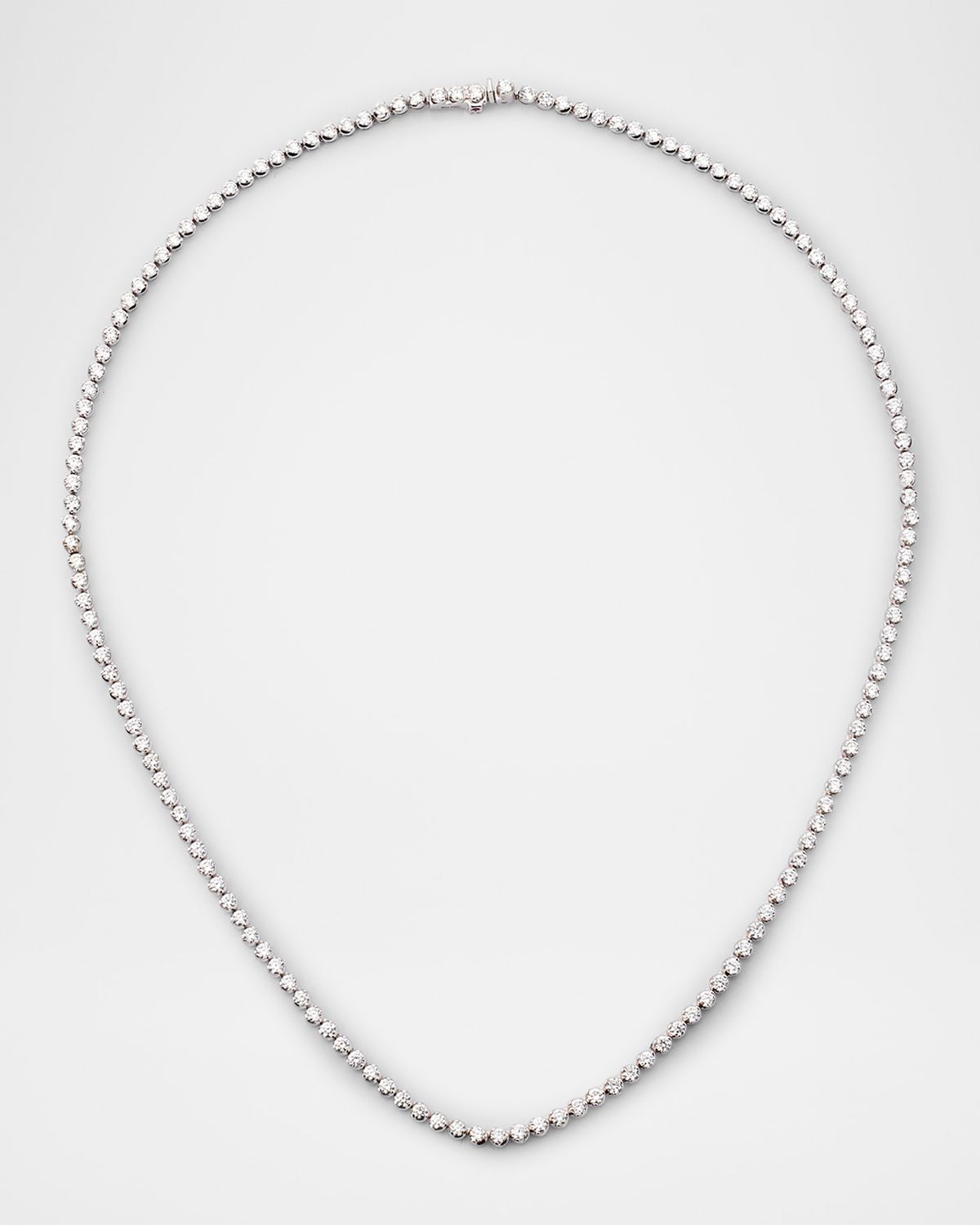 Roberto Coin 18K White Gold Diamond Tennis Necklace