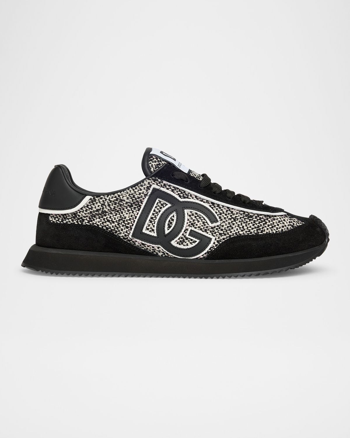 Dolce & Gabbana Men 's Suede and Wool Runner Sneakers