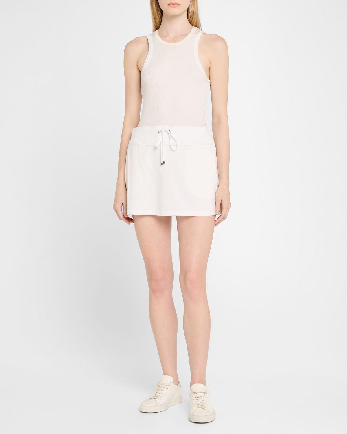 Blanc Noir Summer Drawstring Skort