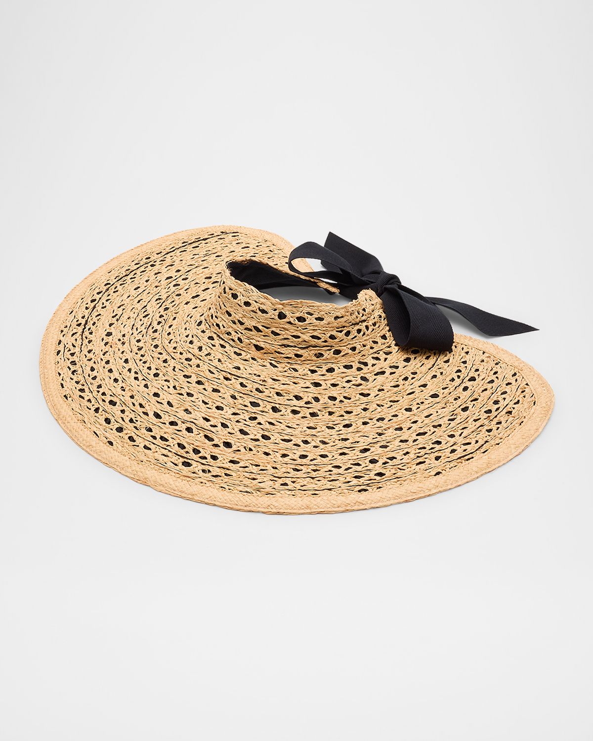 Gigi Burris Margot Straw Sun Visor
