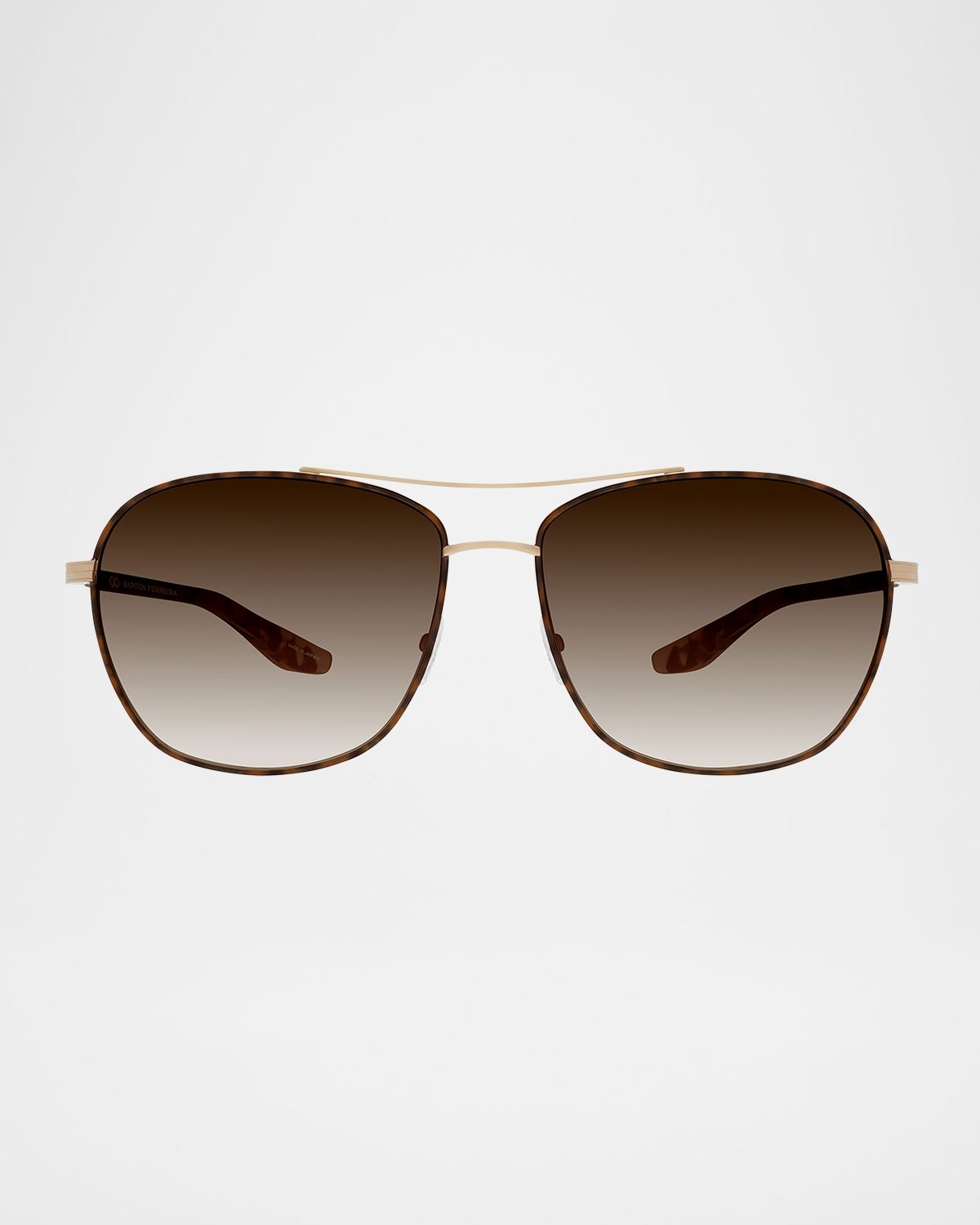 Barton Perreira Sully Aviator Titanium Sunglasses