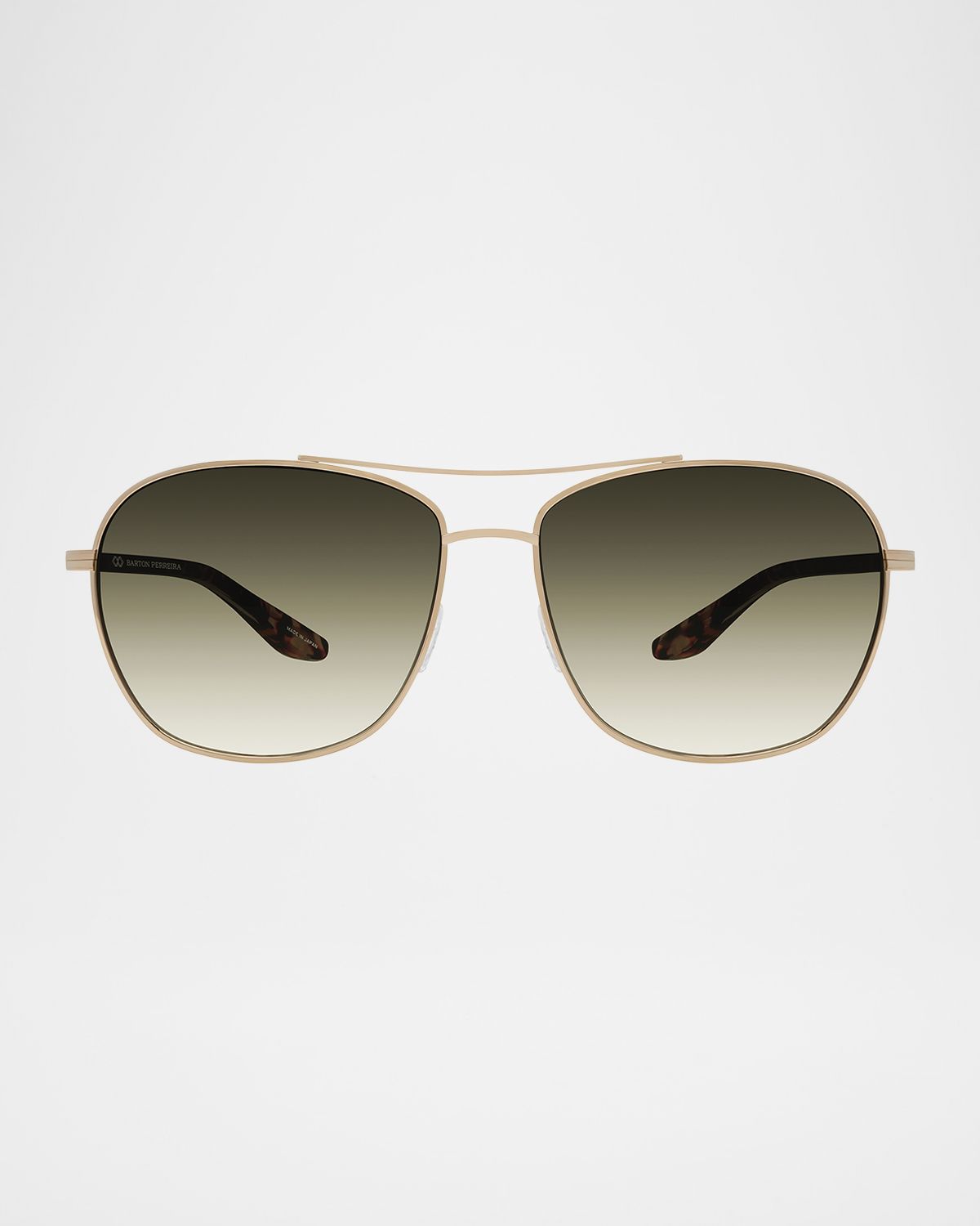 Barton Perreira Sully Aviator Titanium Sunglasses