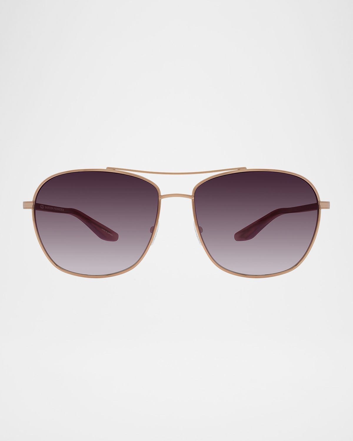 Barton Perreira Sully Aviator Titanium Sunglasses