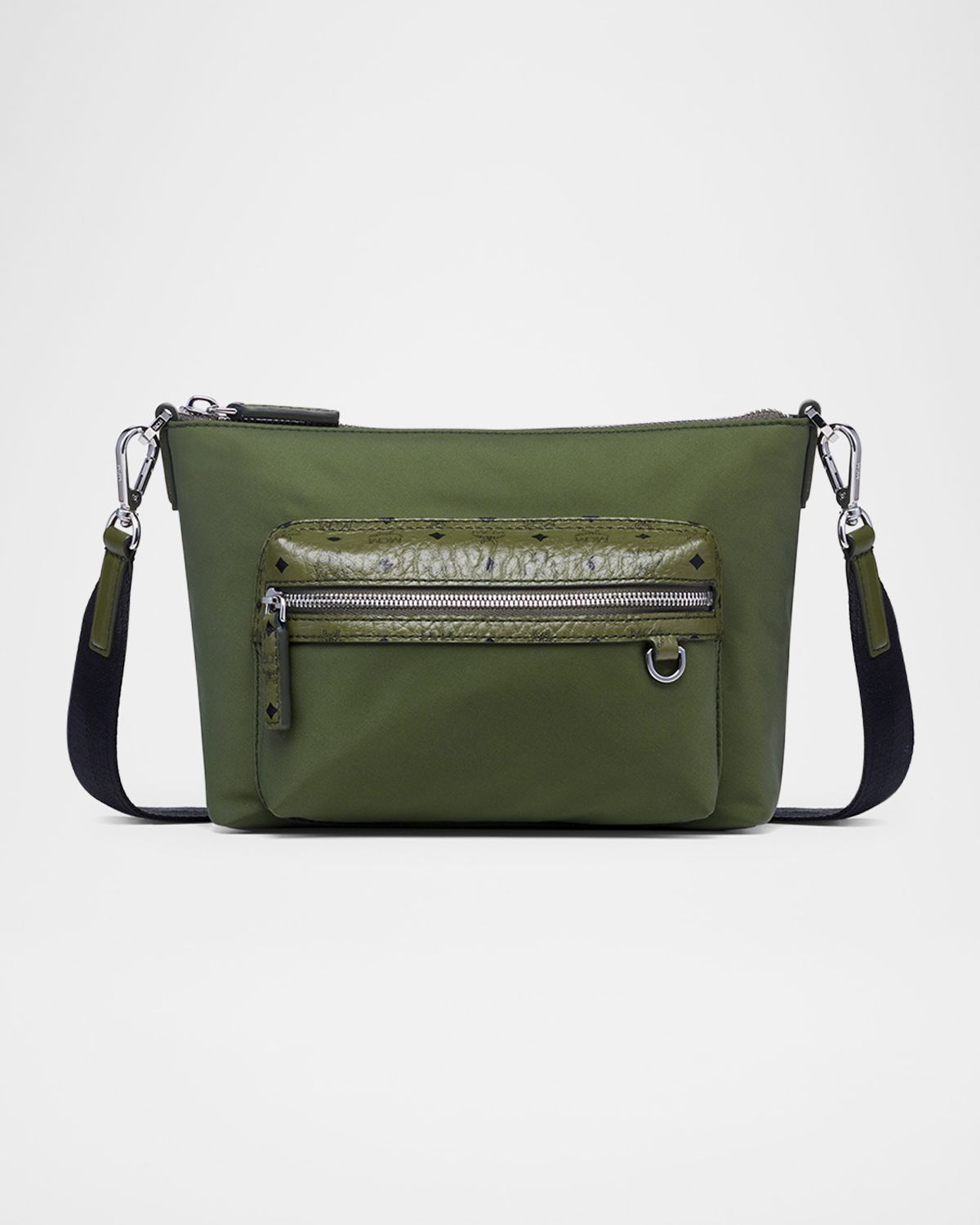 MCM Men 's Aren Small Nylon Crossbody Bag