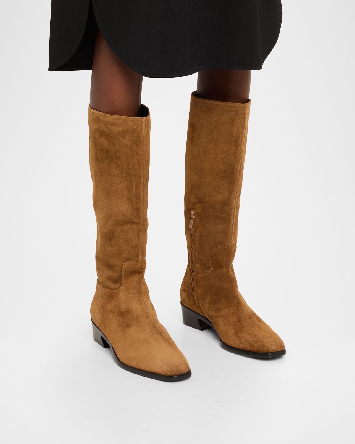 Vince Andes Suede Knee-High Boots
