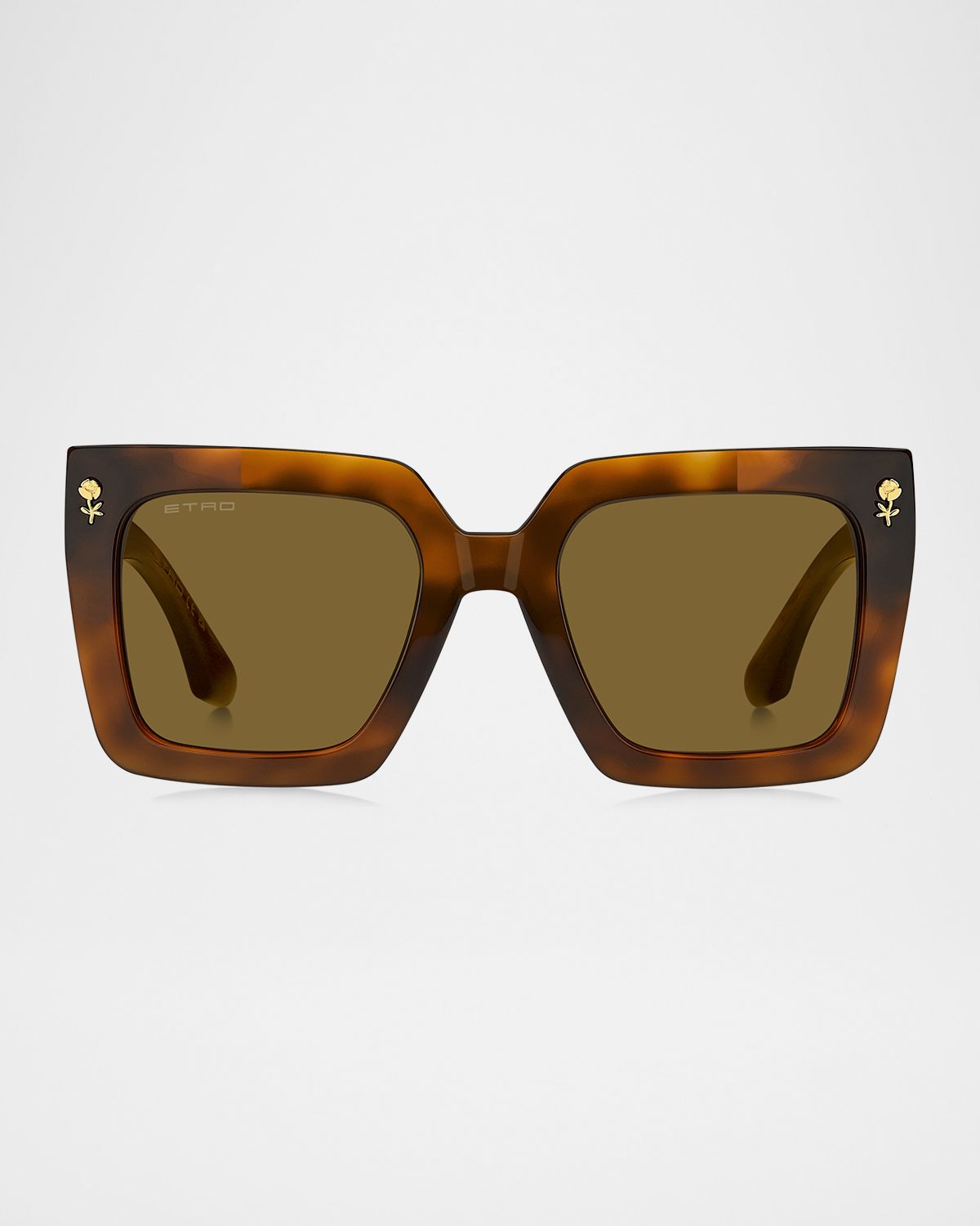Etro Square Acetate Sunglasses