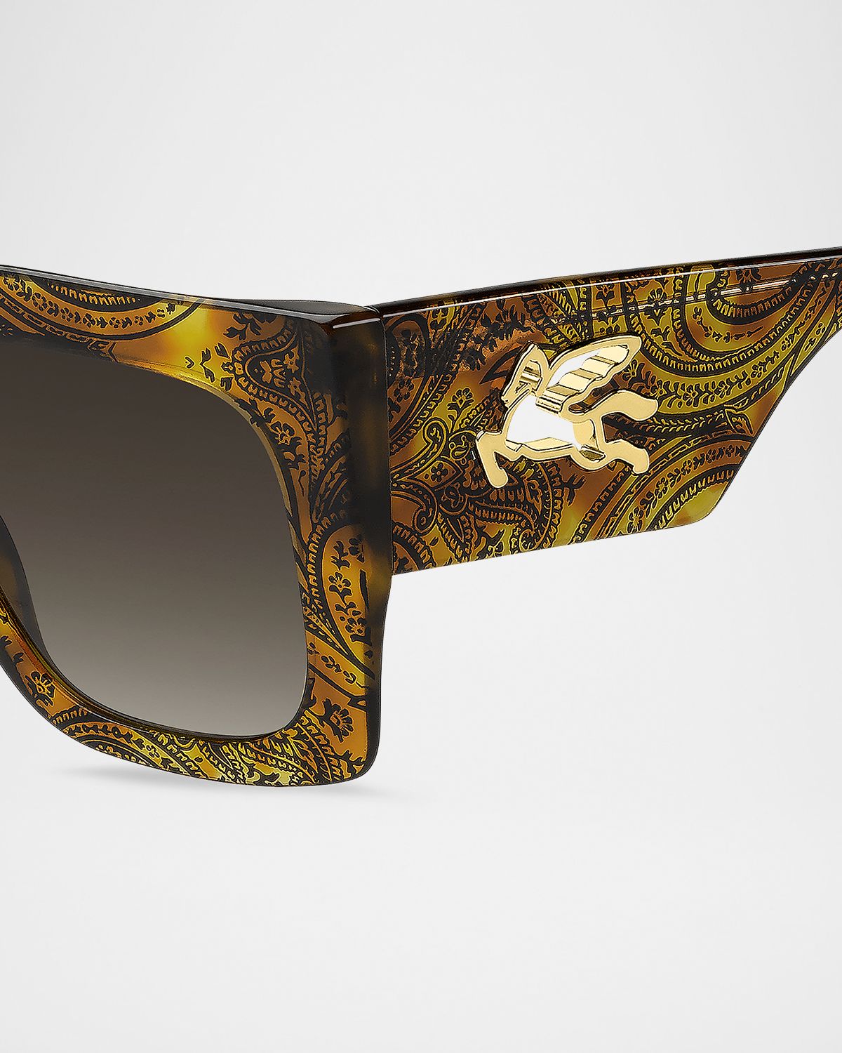 Etro Square Acetate Sunglasses