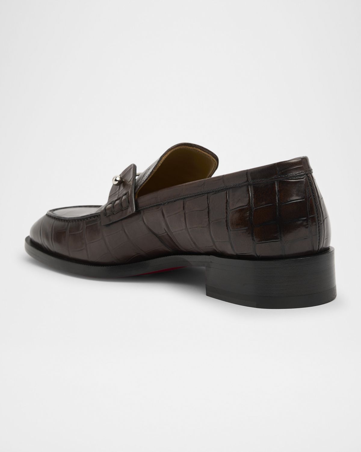 Christian Louboutin Men 's Chambelimoc Croc-Effect Loafers