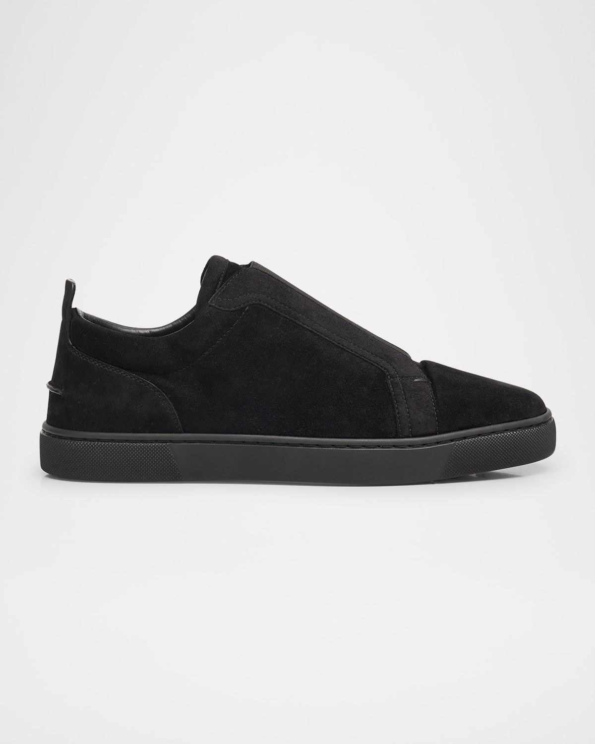 Christian Louboutin Men 's St Louis Suede Slip-On Sneakers | Thumbnail 5